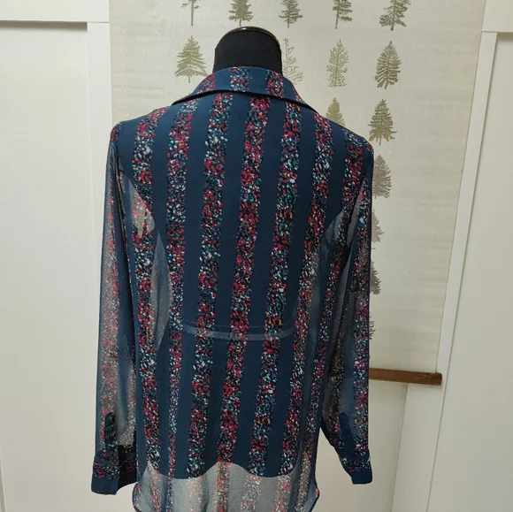 BCBG sheer button down - small - Picture 6 of 10